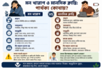 মন খারাপ নাকি মানসিক ক্লান্তি?