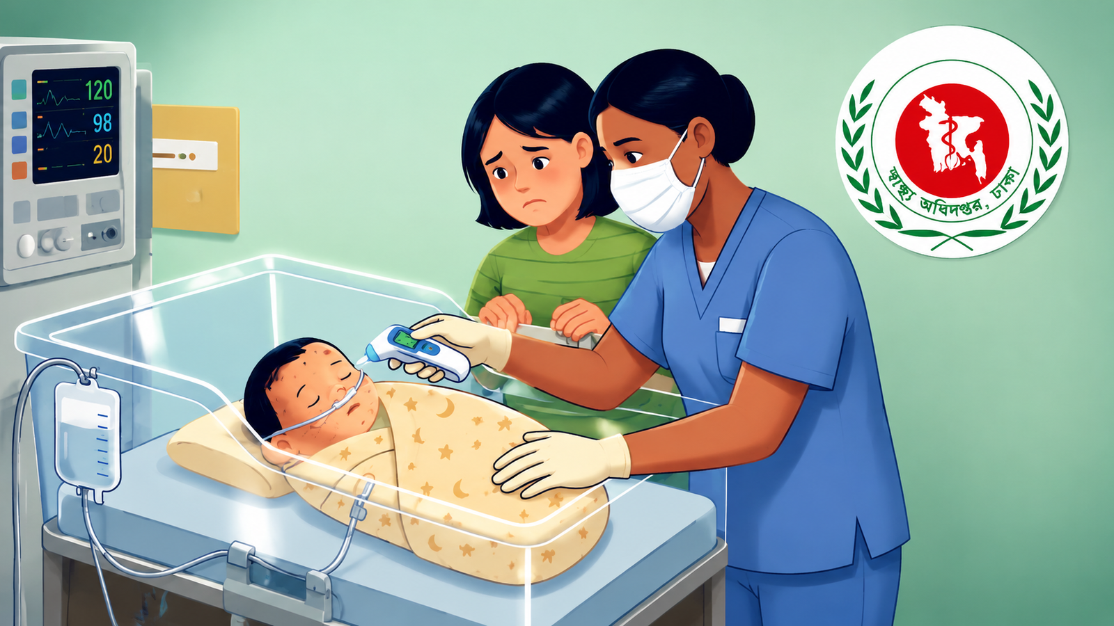 হামের উপসর্গে আরও ৫ শিশুর মৃত্যু: ২৪ ঘণ্টায় আক্রান্ত সহস্রাধিক