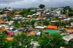 উখিয়ার কুতুপালং রোহিঙ্গা ক্যাম্পে গোলাগুলির পর ঘটনাস্থলের চিত্র