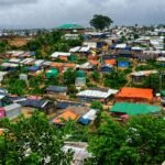 উখিয়ার কুতুপালং রোহিঙ্গা ক্যাম্পে গোলাগুলির পর ঘটনাস্থলের চিত্র