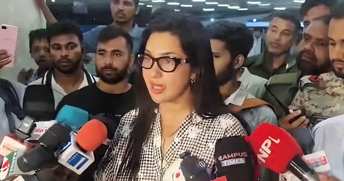 নেপালের ভয়াবহ হড়পা বান থেকে অলৌকিকভাবে বেঁচে ঢাকায় ফিরে গণমাধ্যমের সঙ্গে কথা বলছেন চিত্রনায়িকা অপু বিশ্বাস