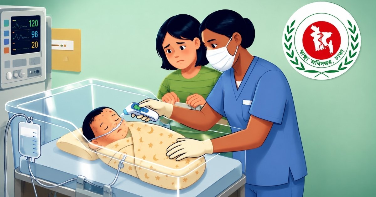 হামের উপসর্গে মৃত্যু