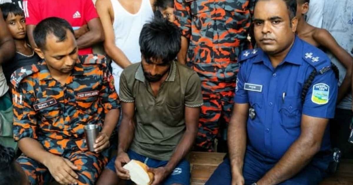 ২০০ ফুট উঁচু বিদ্যুতের টাওয়ারে যুবক, ৭ ঘণ্টা পর নামানো হলো