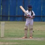 দক্ষিণ আফ্রিকার বিপক্ষে ম্যাচে নারী ক্রিকেট দলের খেলার দৃশ্য