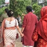 গুগলের অনুষ্ঠানে শাড়ি-পাঞ্জাবিতে বাংলাদেশের প্রবাসী দম্পতি, পাভেল সারওয়ার ও সুমাইয়া জাফরিন চৌধুরী