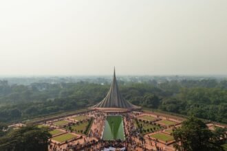 স্বাধীন-সার্বভৌম ও আত্মনির্ভর বাংলাদেশ ধারণা—উন্নয়ন ও অগ্রগতির প্রতীকী চিত্র