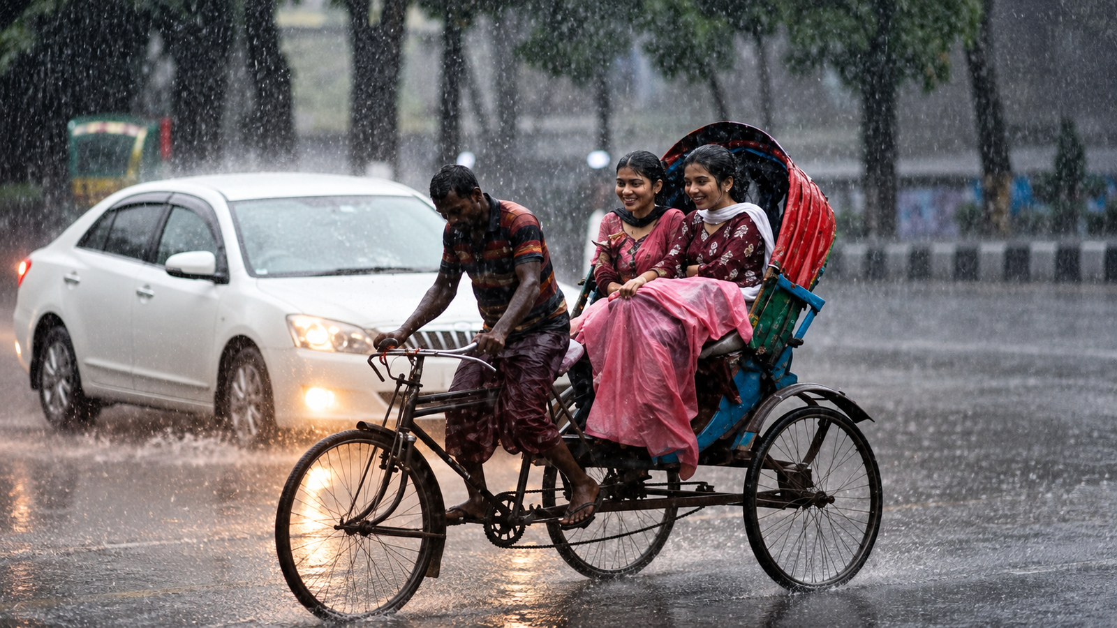 আজ সারা দেশে বৃষ্টির আভাস, কোথাও হতে পারে ভারি বর্ষণ