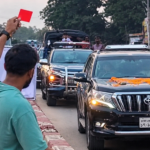 গাড়িবহরকে লাল কার্ড দেখানোর পর সমালোচনা, যা বললেন ছাত্রদল নেতা নিশান