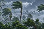 ঘণ্টায় ৬০ কিমি বেগে ঝোড়ো হাওয়া, ৫ অঞ্চলে সতর্কসংকেত