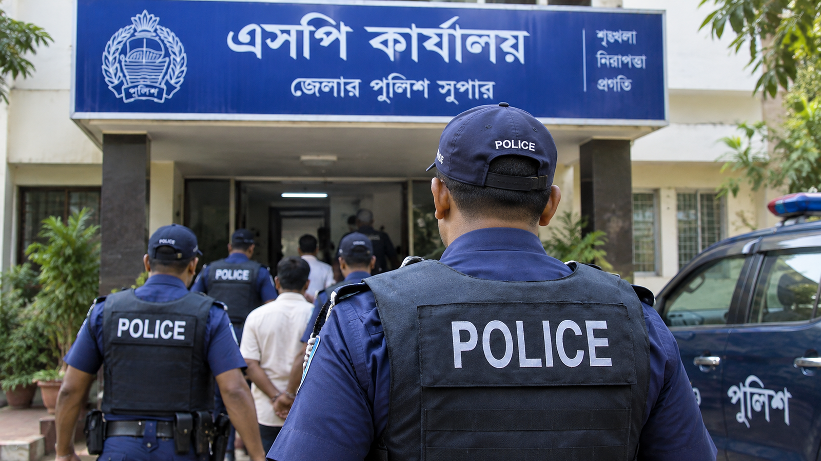 ঠাকুরগাঁওয়ে এসপি কার্যালয়ে জুয়ার অভিযোগ, ৪ পুলিশ সদস্য গ্রেফতার