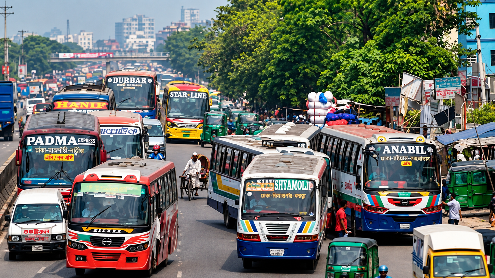 নতুন ভাড়ার তালিকা ছাড়াই বাড়তি ভাড়া, বাসকর্মীদের সঙ্গে যাত্রীদের বাগ্বিতণ্ডা