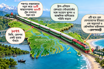 পাহাড় থেকে সমুদ্র এক রেলপথে, পঞ্চগড়-কক্সবাজার সরাসরি ট্রেনের উদ্যোগ