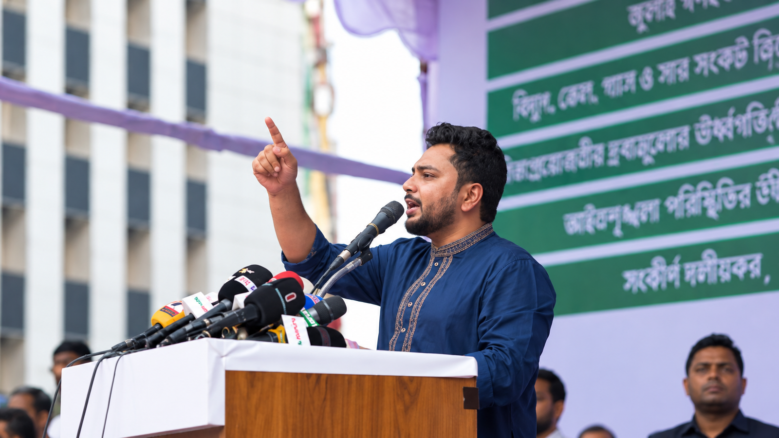 শাপলা চত্বর থেকে লংমার্চ, সরকারকে নাহিদের হুঁশিয়ারি